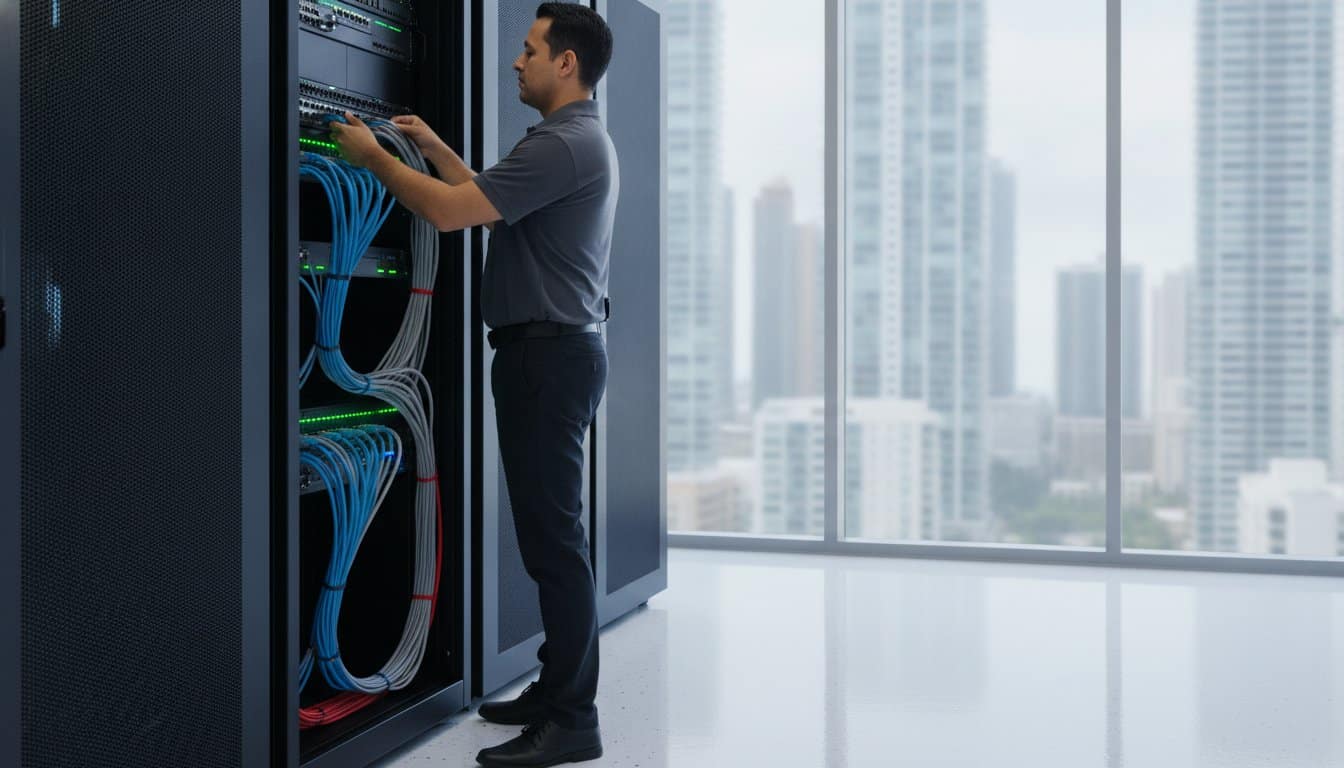 Expert Network Cabling Installation in Brickell: Building Your Business Foundation