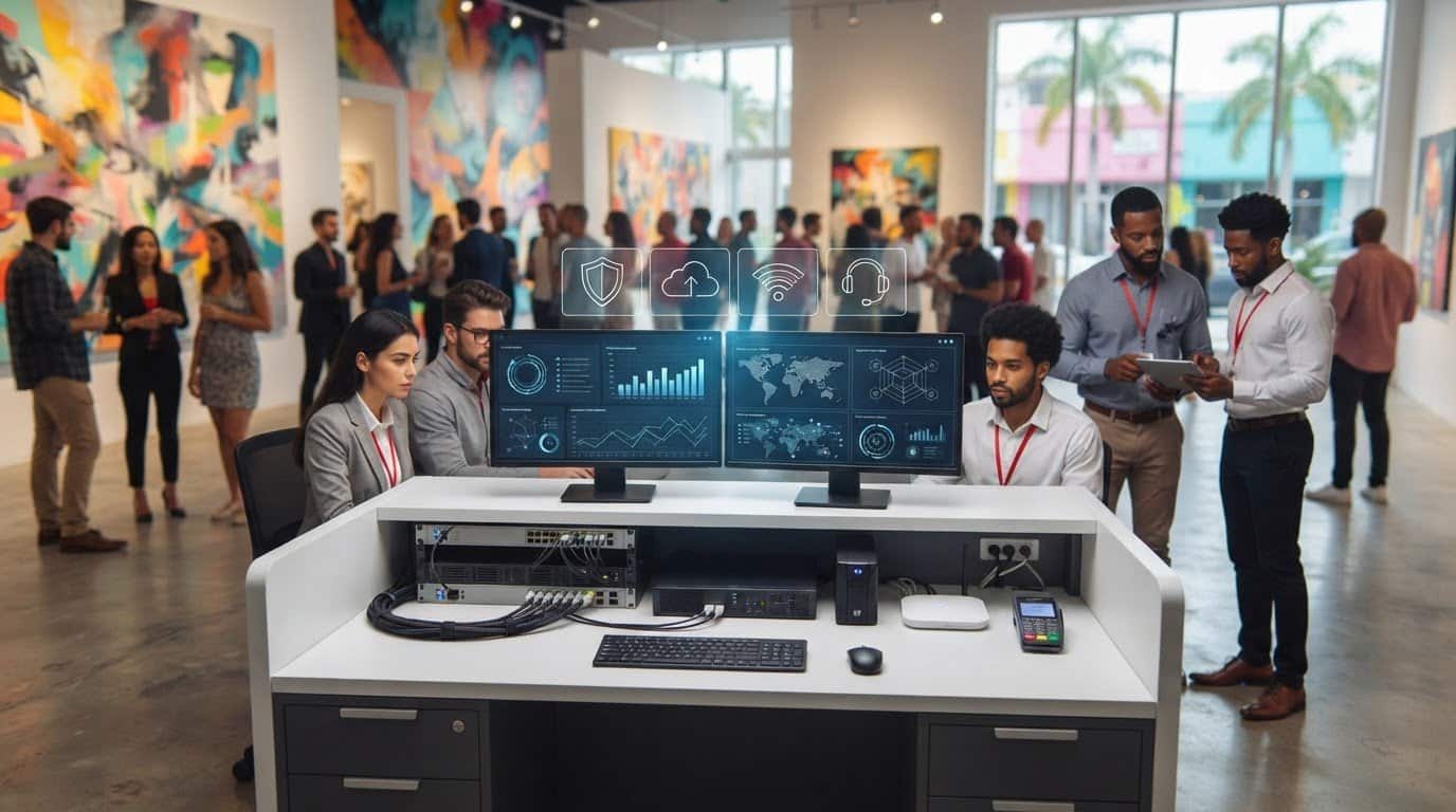 Tech Support for Art Galleries in Wynwood: Keep Your Technology Exhibition-Ready