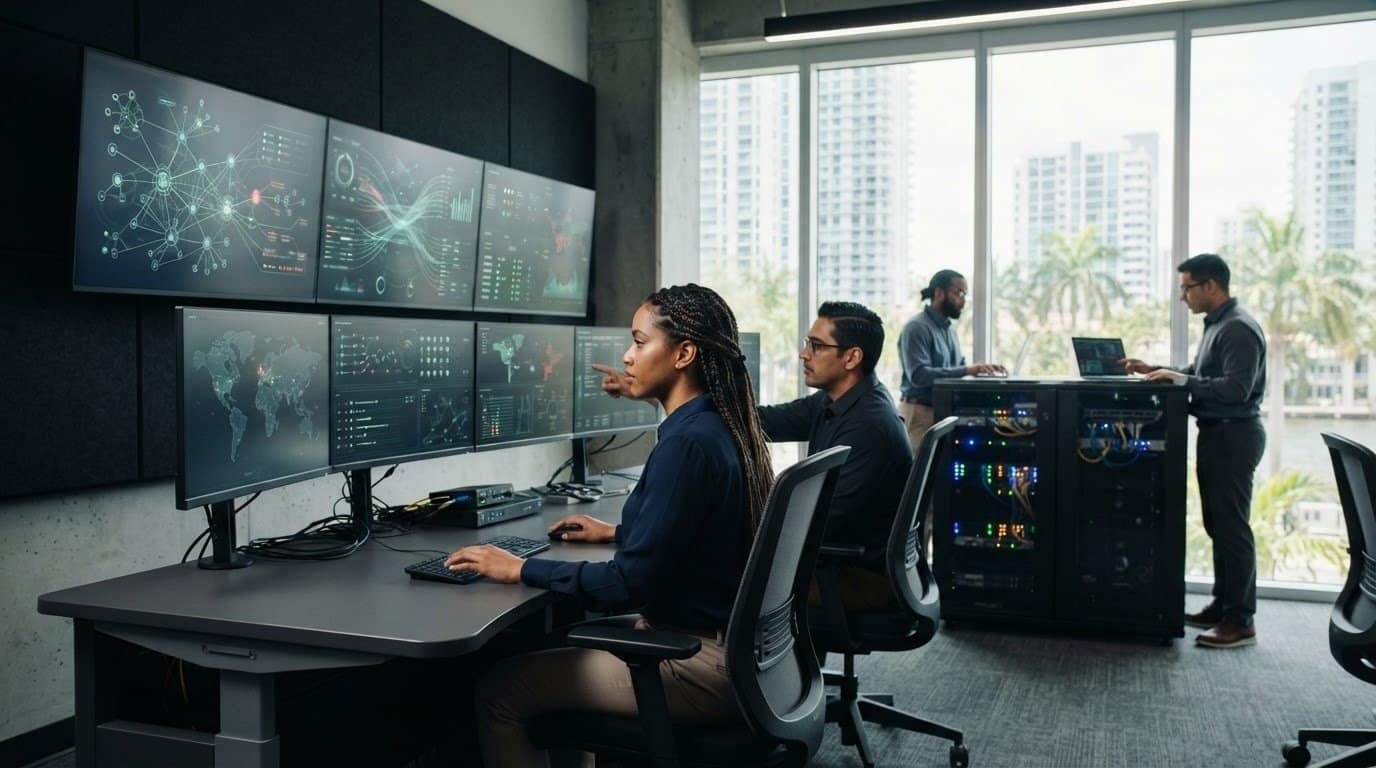 24/7 Network Monitoring Services for Aventura Businesses