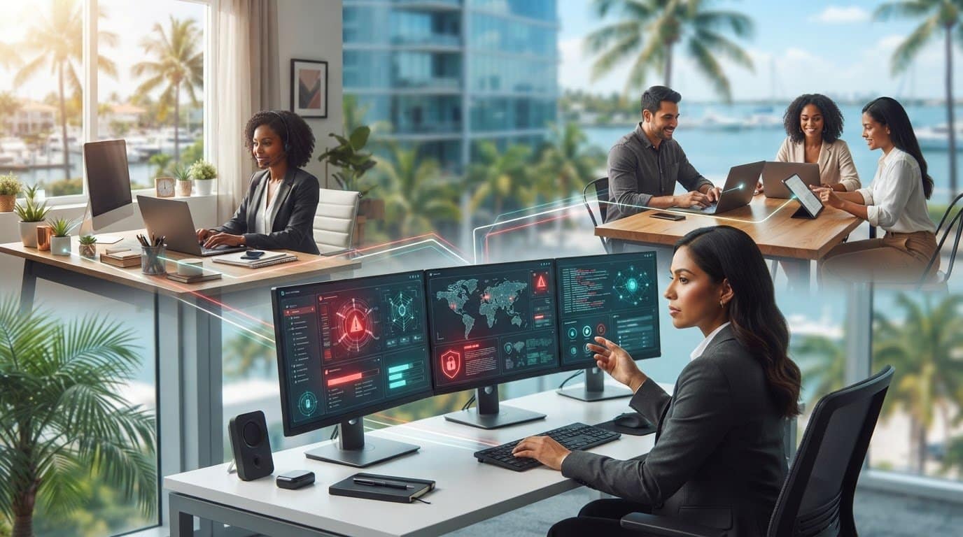 How to Secure a Hybrid Workforce in Miami