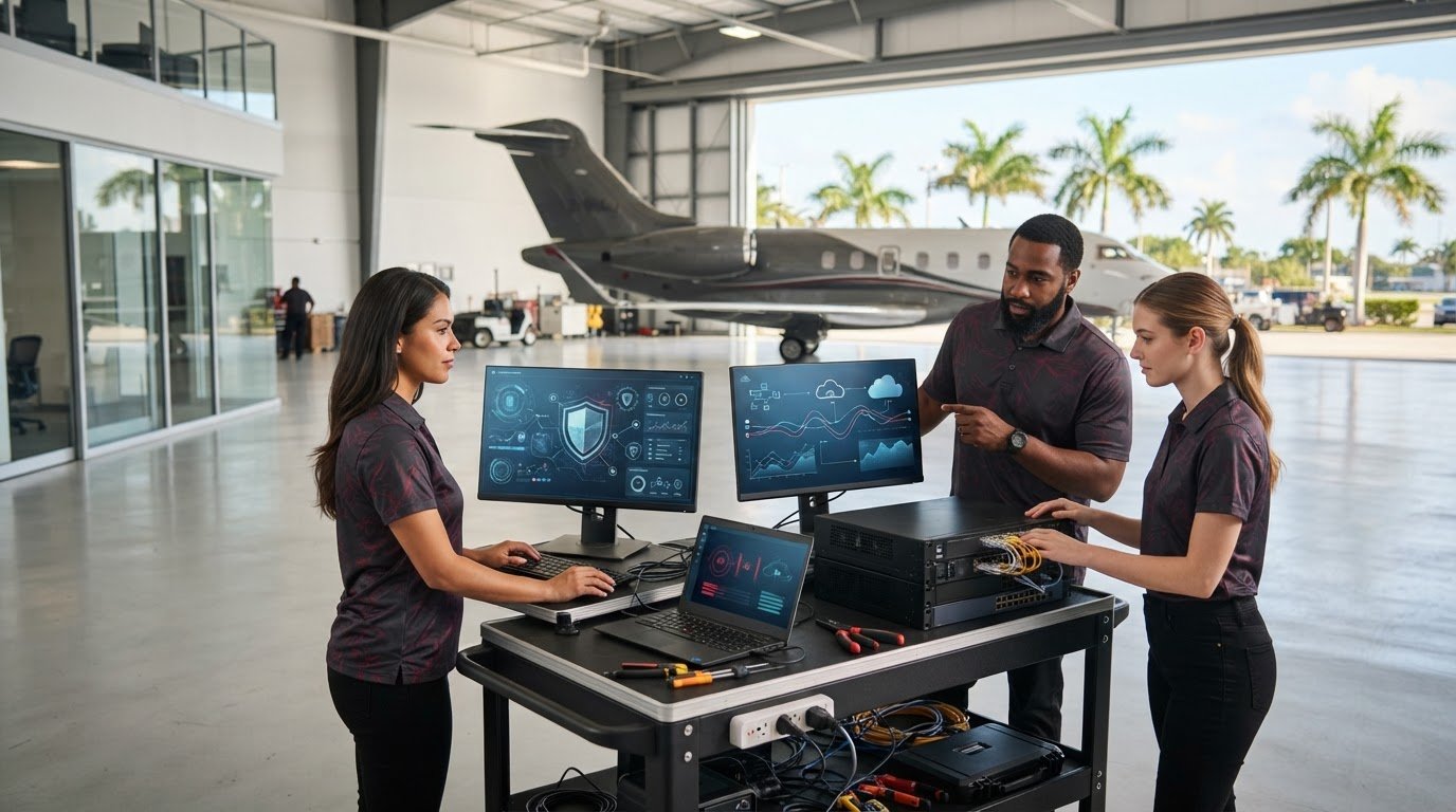 IT Solutions for Private Aviation Companies in Fort Lauderdale